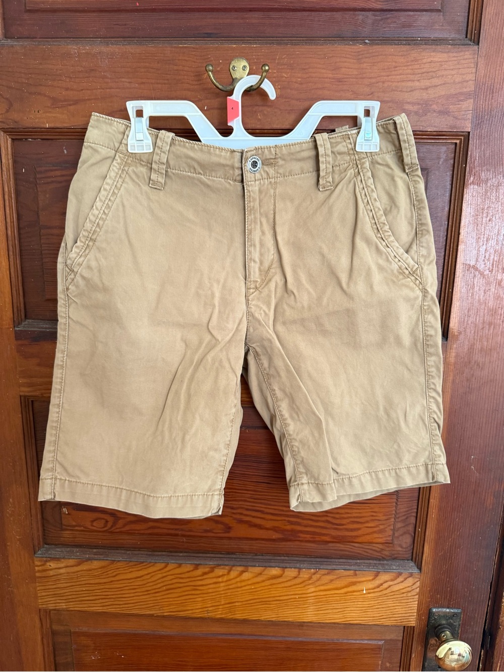 Men's Express Khaki Cotton Shorts - Classic Summer Staple